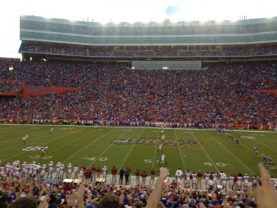 Night Game in the Swamp