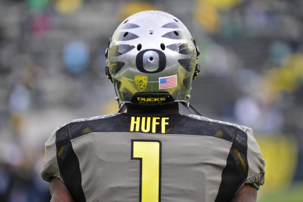 Huff continued his strong senior year vs. Utah