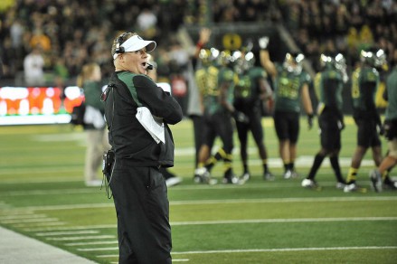 Chip Kelly took the Ducks to unprecedented heights in only 4 years as head coach, and Helfrich now looks to carry on that tradition. 