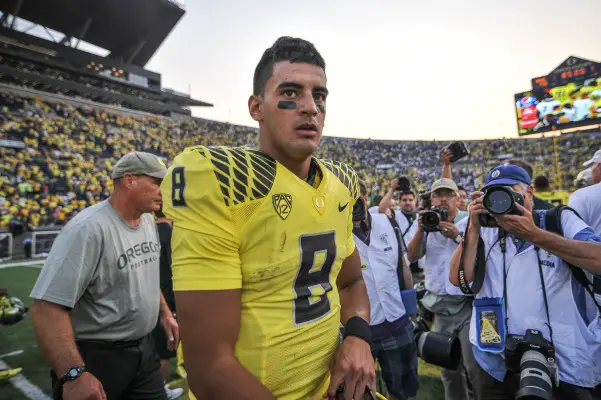 Marcus Mariota - responsible for the capturing the hearts of Ducks fans.