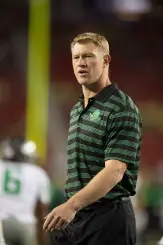 OC Scott Frost usually has the play in before the QB can even get off the ground