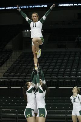 Stunt work from UO Acrobatics and Tumbling