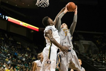 Jordan Bell has surely lived up to his reputation of being a prolific shot blocker ever since his days in high school. 