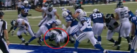 LeSean going low vs. the Colts