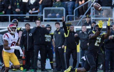 Oregon's chances for a good bowl game are as wide open as a Duck receiver against the Trojans.