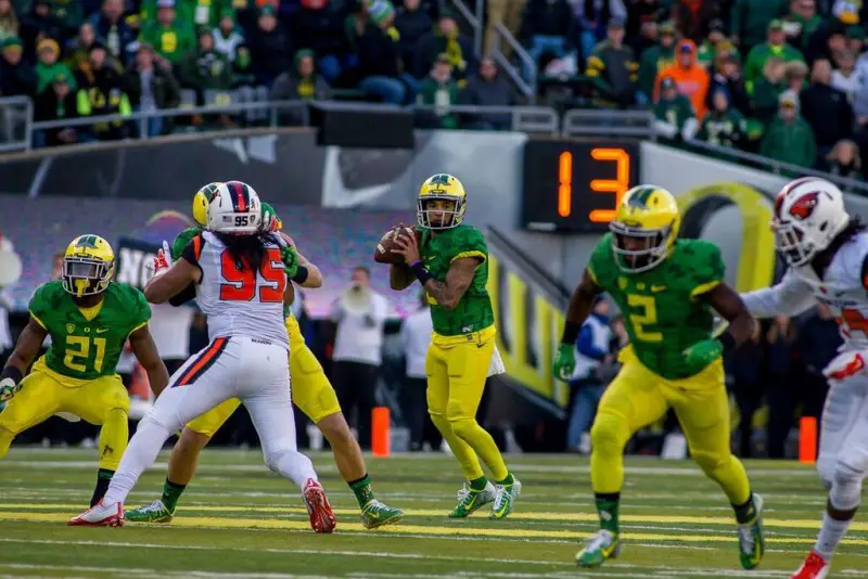 Vernon Adams threw for 366 yards in his first and only Civil War. 
