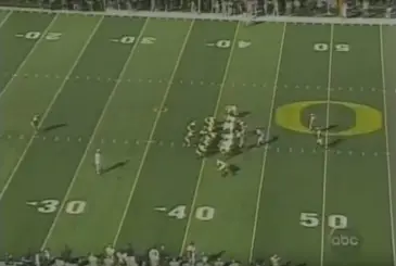 Victory formation in 2003 verses Michigan
