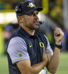 "You have gotta be kidding me with these penalties" -Mark Helfrich probably)