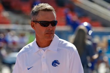 Coach Chris Petersen while at Boise State