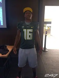 The 5-star defensive end Keisean Lucier-South stopped by Eugene but it wasn't UCLA.