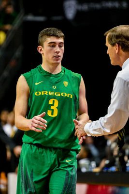 Pritchard is averaging 7.9 points per game for the Ducks in his freshman season. 