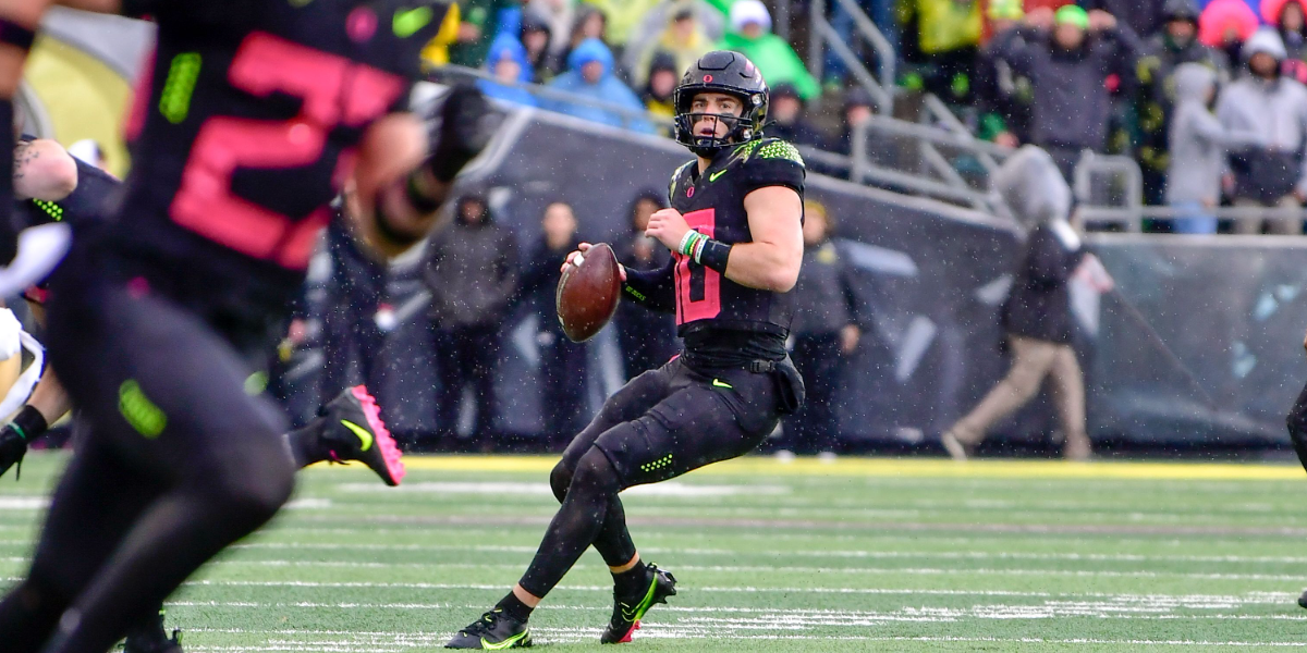 Bo Nix vs UCLA - Oregon Ducks Football - FishDuck.com in Eugene, OR