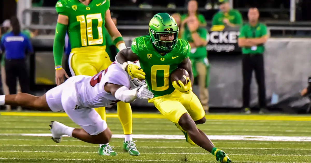 Bucky Irving - Oregon Ducks Football - FishDuck.com in Eugene, OR