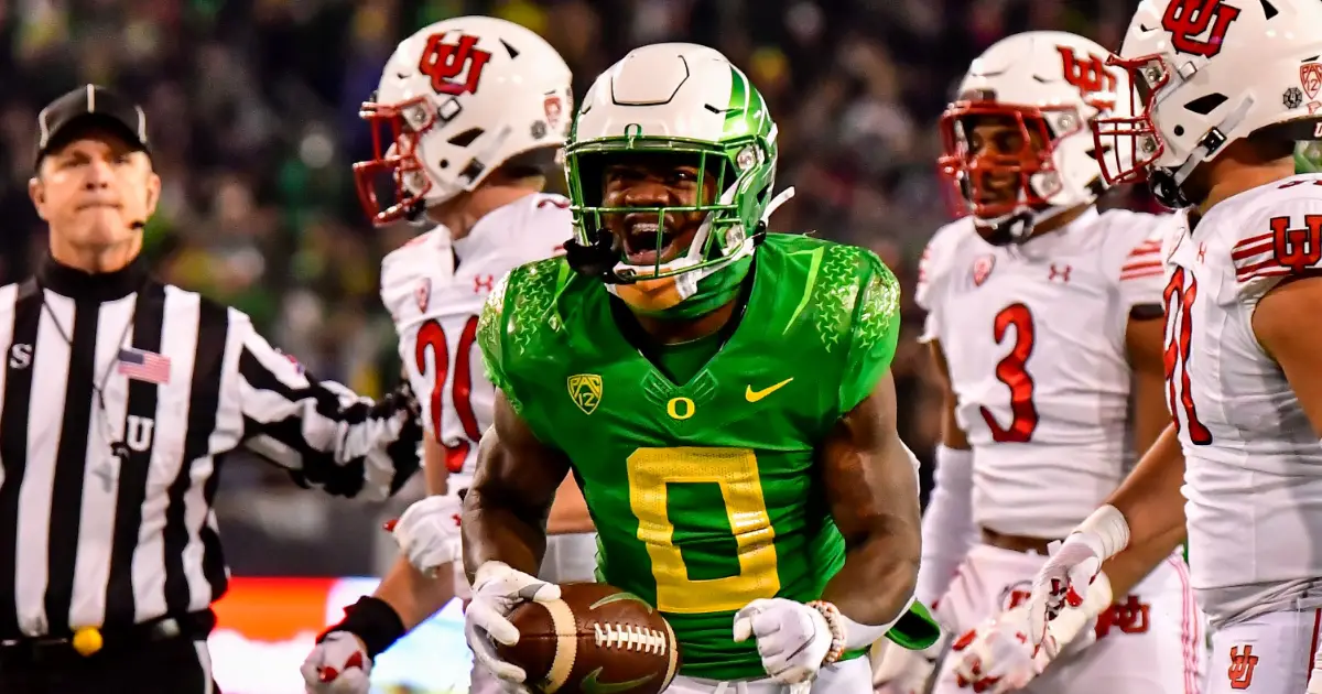 Oregon Ducks Football - Bucky Irving - FishDuck.com in Eugene, OR - Utah Football