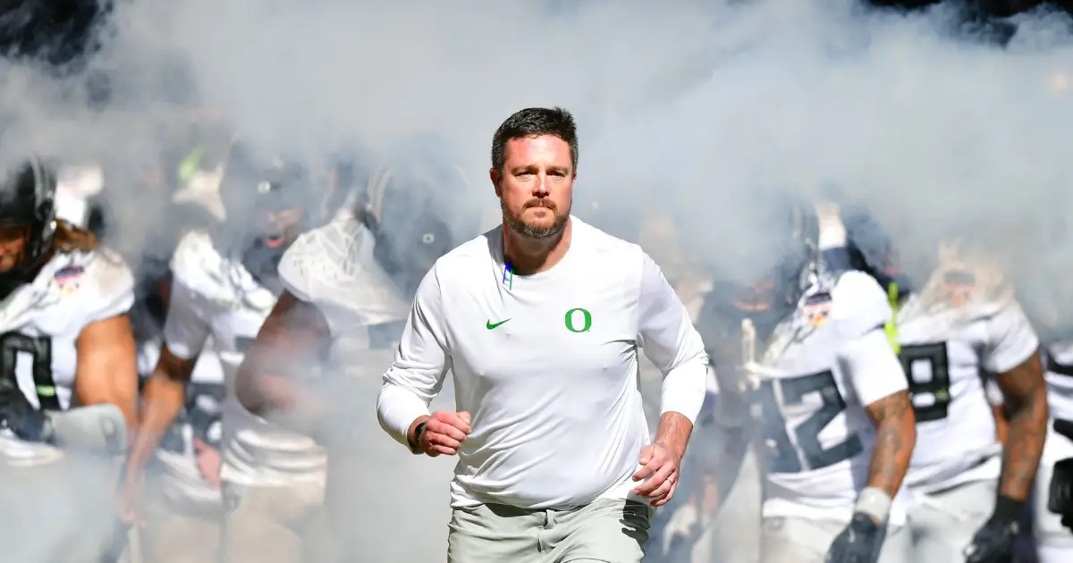 Oregon Football - Dan Lanning leads the Ducks against Texas Tech in the Orange Bowl - FishDuck.com in Eugene, OR